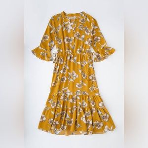 Petite Studio Celina dress (mustard)